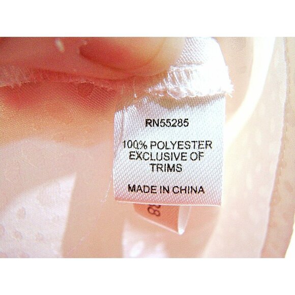 Express Lightweight Button Front Blouse Ivory Long Sleeve Puff Sleeve Top Sz XS - Picture 7 of 11